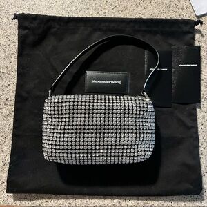 Alexander Wang Wangloc Embellished Pouch - Silver